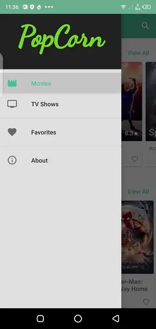Screenshot of 7StarHD App