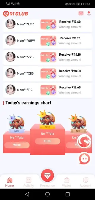 Screenshot of 91 Club Apk