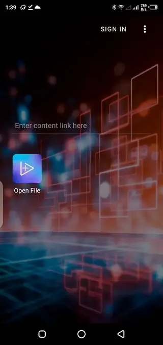 Screenshot of Acestream Android