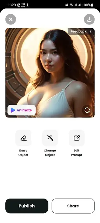 Screenshot of AI Art Generator Mod