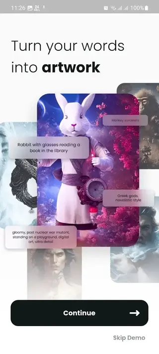 Screenshot of AI Art Generator Mod Android
