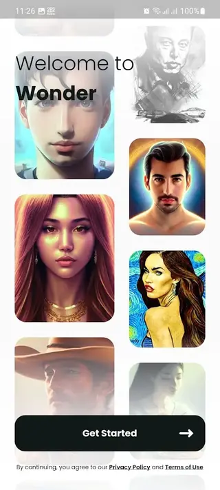 Screenshot of AI Art Generator Mod App