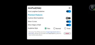 Screenshot of AimPool Hide App
