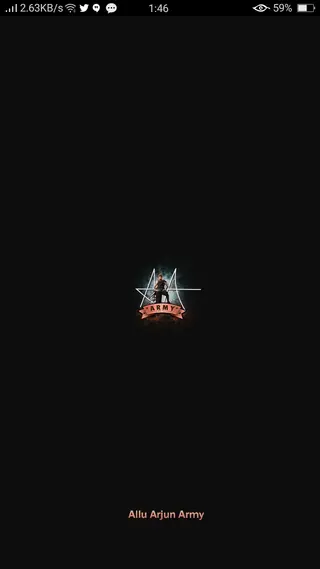 Screenshot of Allu Arjun Army App For Android