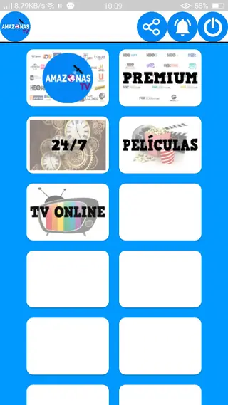 Screenshots of Amazonas Tv Apk