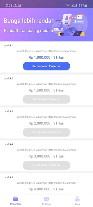 Screenshot of Arif AMPLOP Merah App