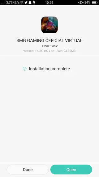 Screenshot of Android 10 Virtual