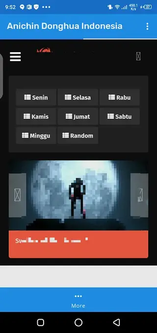 Screenhot of Anichin Apk Anime App