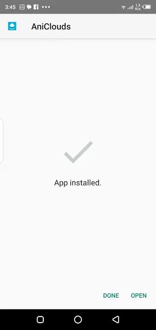 Screenshot of AniCloud Android