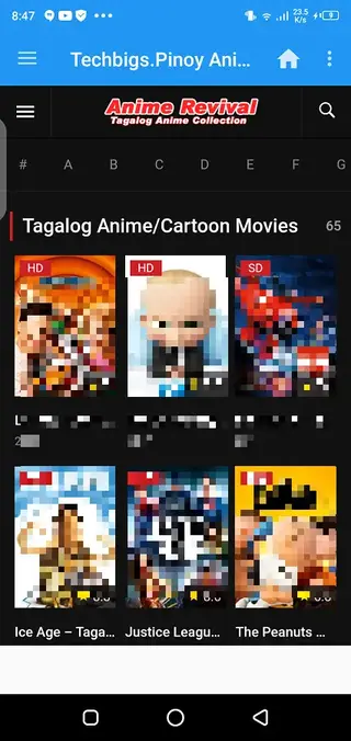 Screenhot of Anime Revival