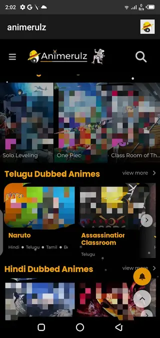 Screenshot of Animerulz Apk