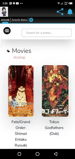 Screenshot of Aniorb Download