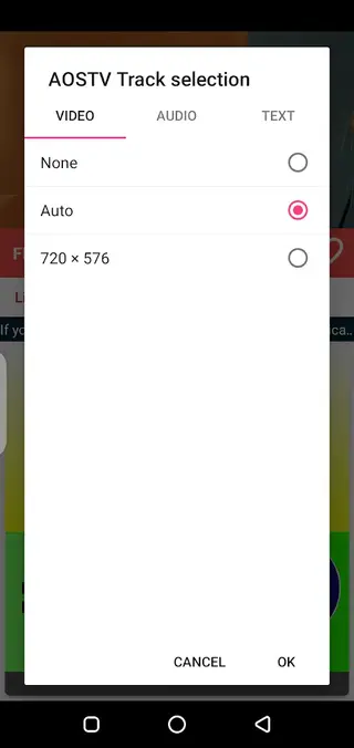 Screenshot Of AOS TV Apk