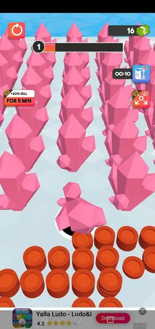 Screenshot of Arcade Hole Game