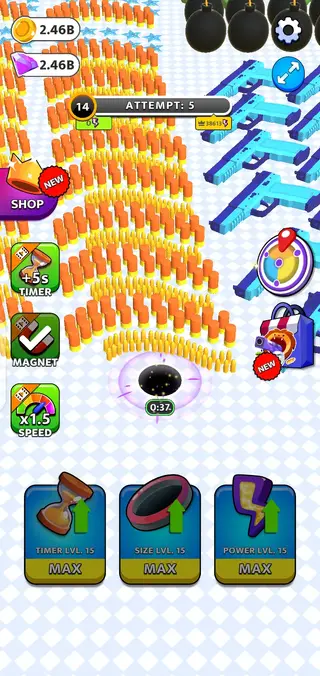 Screenshot Of Attack Hole Mod Android