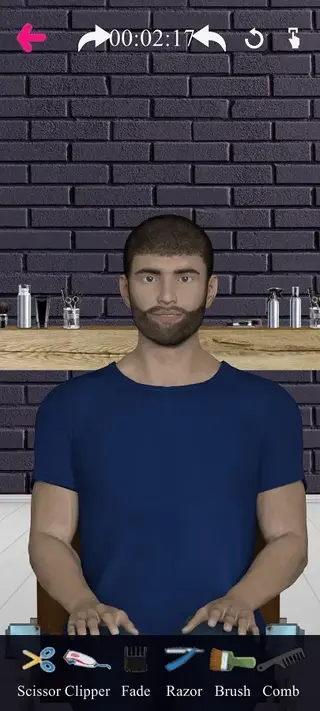 Screenshot of Barber Chop 2D Game