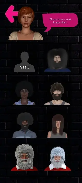 Screenshot of Barber Chop Game