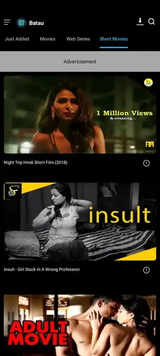 Screenshot of Batau App