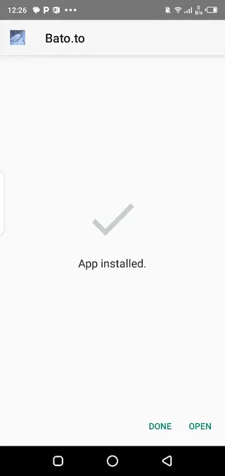 Screenshot of Batoto Android