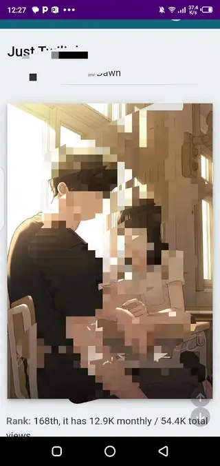 Screenshot of Batoto App