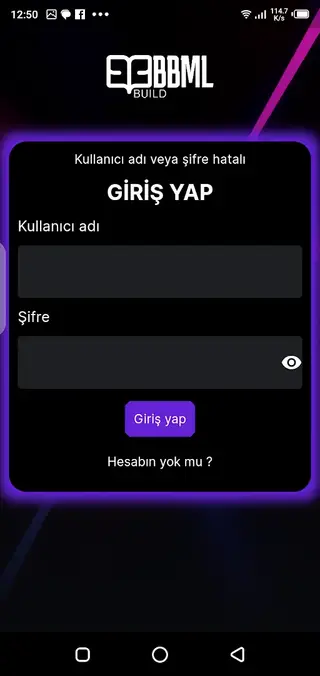 Screenshot of BBMLBuildApp