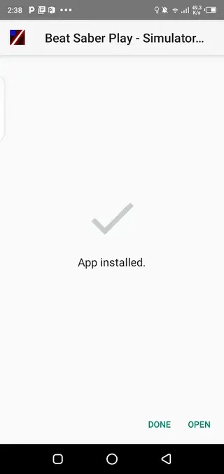 Screenshot of Beat Saber Apk