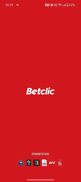 Screenshot of Betclic Ci Android