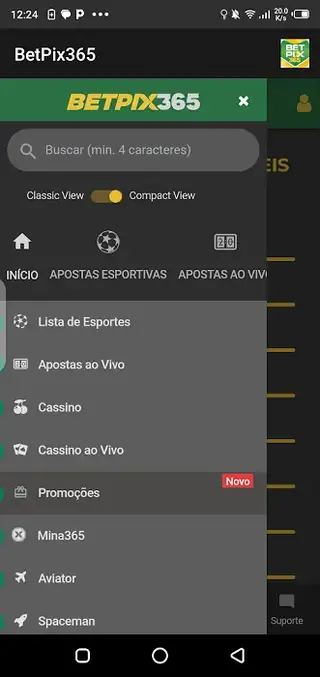 Screenshot of BetPix365 App