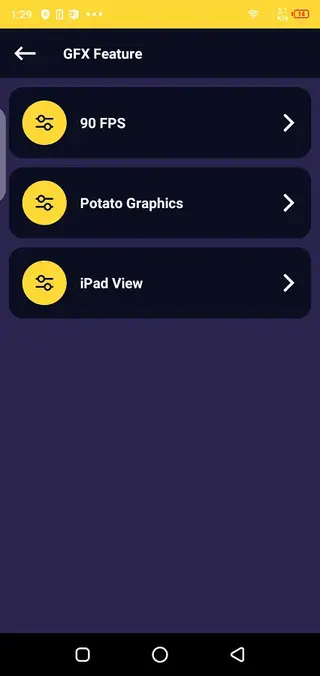 Screenshot of BGMI GFX Tool Pro Android