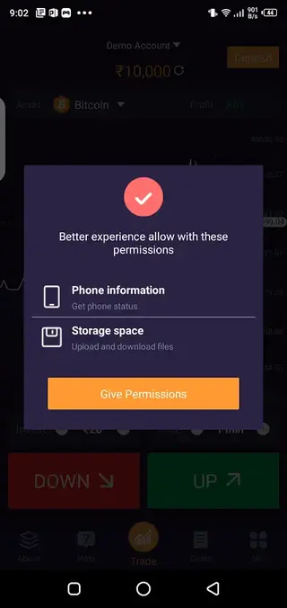 Screenshot of Bharat Option
