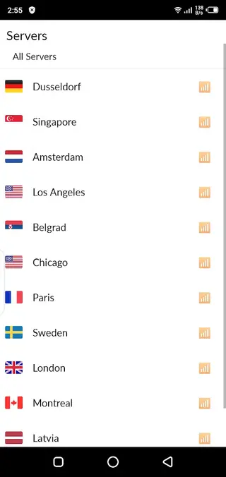 Screenshot of Big Mama VPN Download