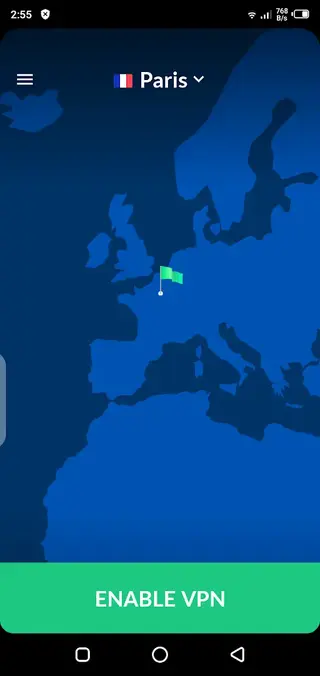 Screenshot of Big Mama VPN App