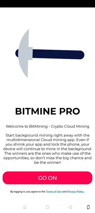 Screenshot of BitMine Pro Apk