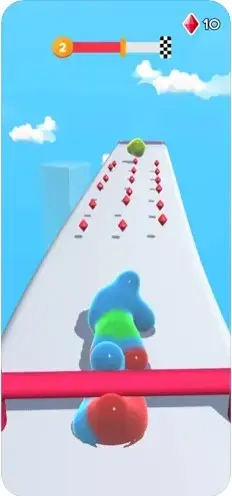 Screenshot of Blob runner 3D Apk