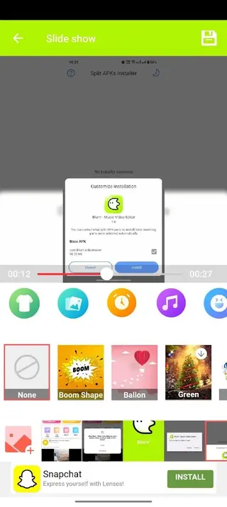 Screenshot of Blurrr App Apk