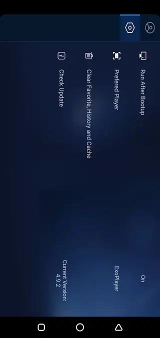 Screenshot of BRTV Android
