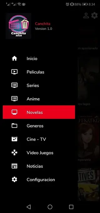 Screenshot of Canchita Nice Pro App