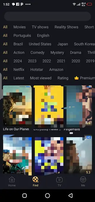 Screenshot of Cinegato App Apk