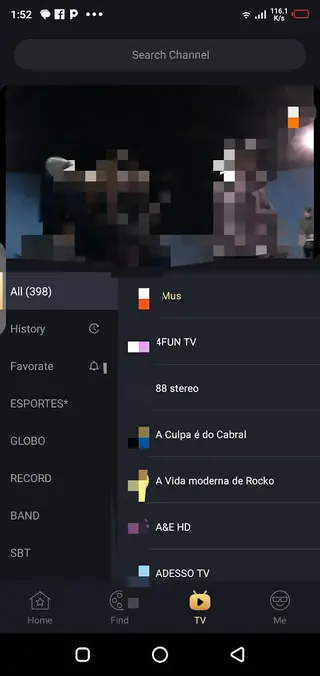 Screenshot of Cinegato Android