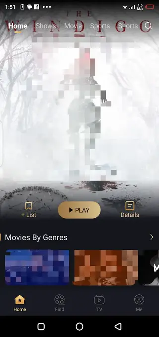 Screenshot of Cinegato Apk