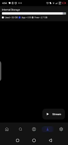 Screenshot of CloudStream Android