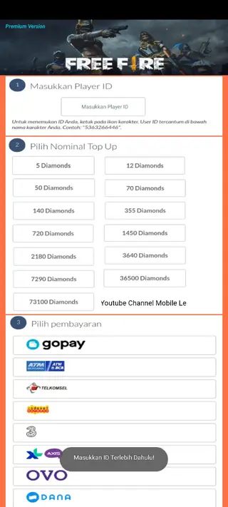 Screenshot of Codashop Pro