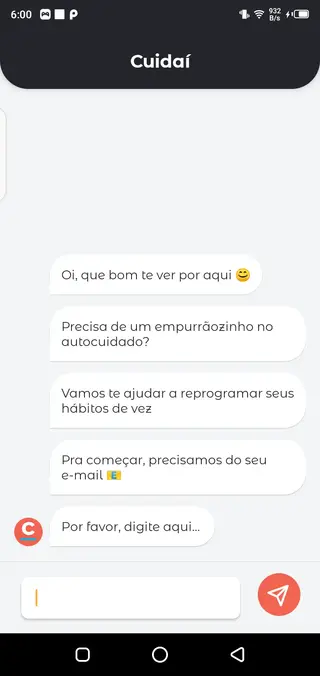 Screenshot of Cuidai App