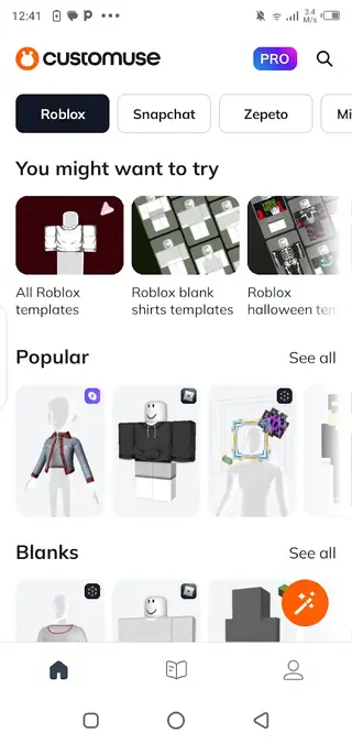 Screenshot of Customuse Download