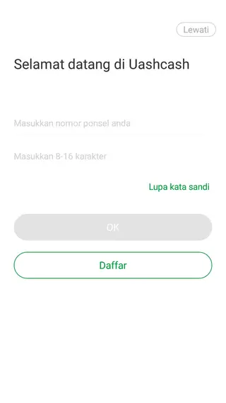 Screenshot of Dana Mudah App