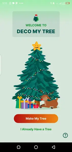 Screenshot of Deco My Tree App Apk