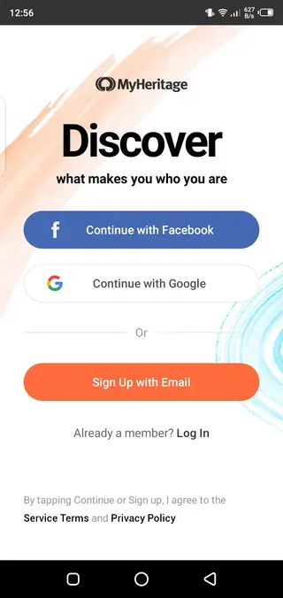 Screenshot of Deep Nostalgia App