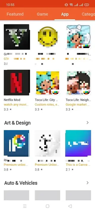 Screenshot of dFAST Apk