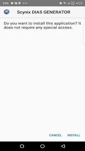 Screenshot of Dias Generator Android