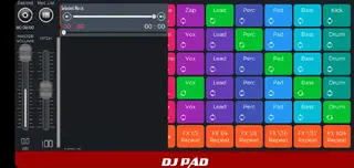 Screenshot of DJ Pads App